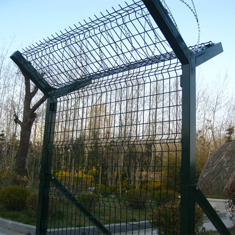 南京機(jī)場(chǎng)護(hù)欄V型支架立柱加強(qiáng)型焊接片網(wǎng)